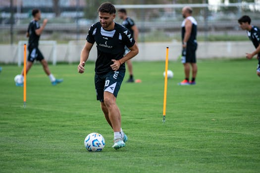 Dribbling Drill with Cones