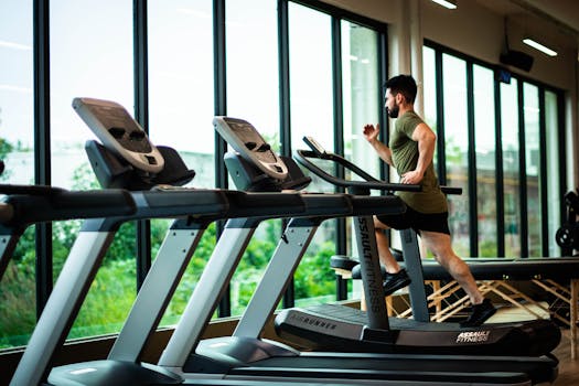 Modern training session with advanced technology