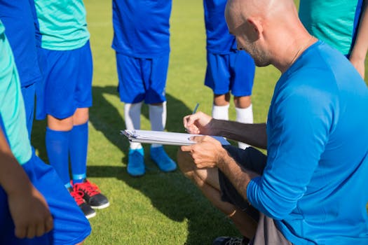 parent volunteer coaching youth soccer